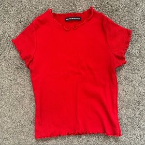 red brandy melville t-shirt